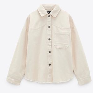 Zara corduroy over shirt